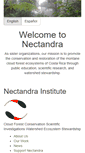 Mobile Screenshot of nectandra.org